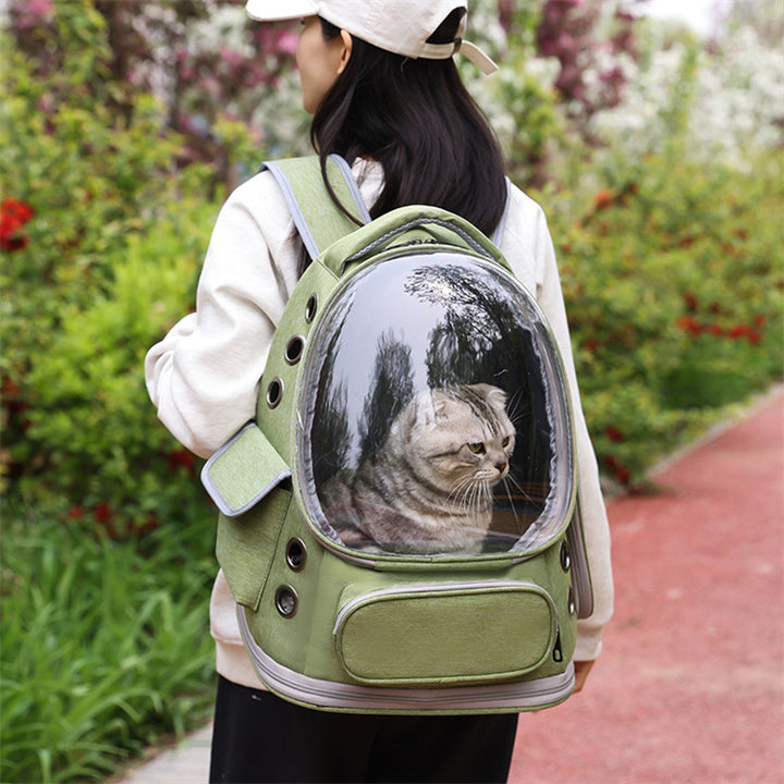 Pet Portable Transparent Space Capsule Backpack Carrier