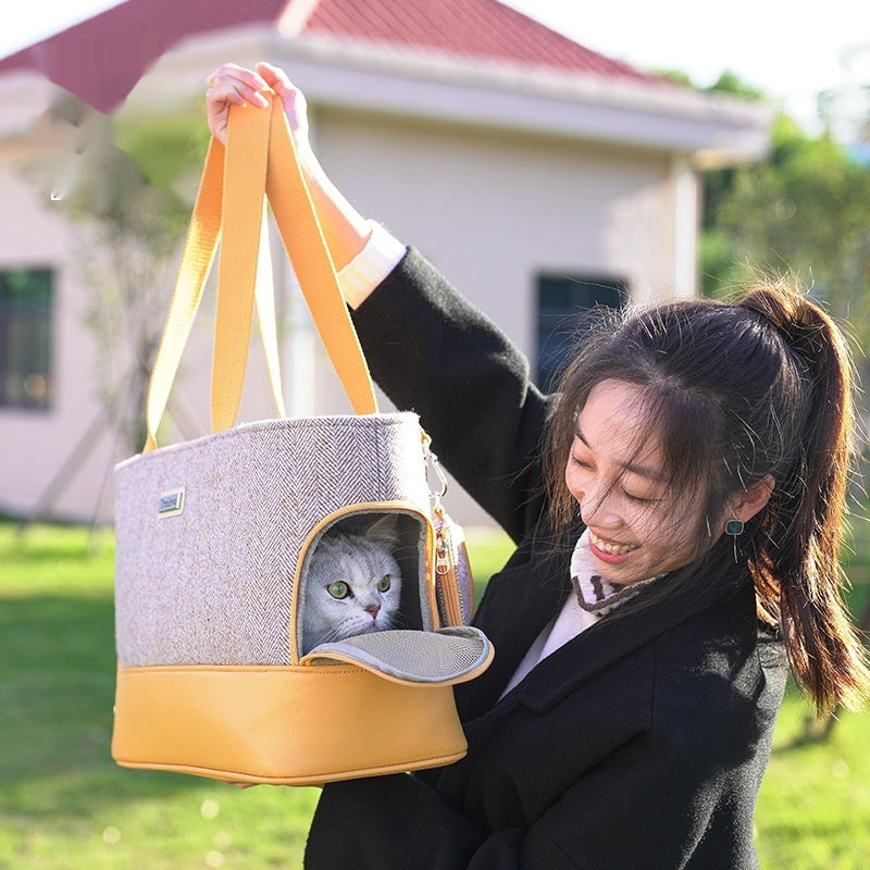 Pet Portable Breathable Space Capsule Travel Backpack