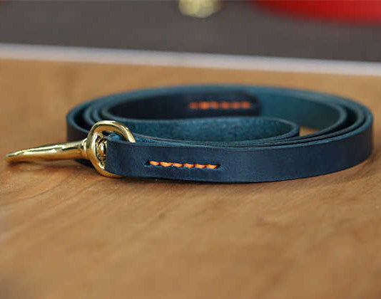 Pet Leather Colorful Adjustable Traction Strap Leash