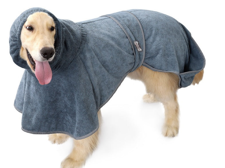 Pet Cotton Highly Absorbent Bathrobe Towel Wrap