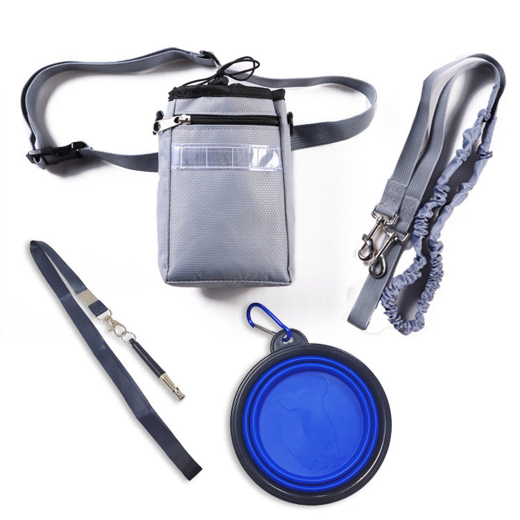 Pet Running Training Adjustable Traction Belt Bag