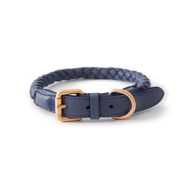 High End Sturdy Pet Collar Durable Luxury Leather