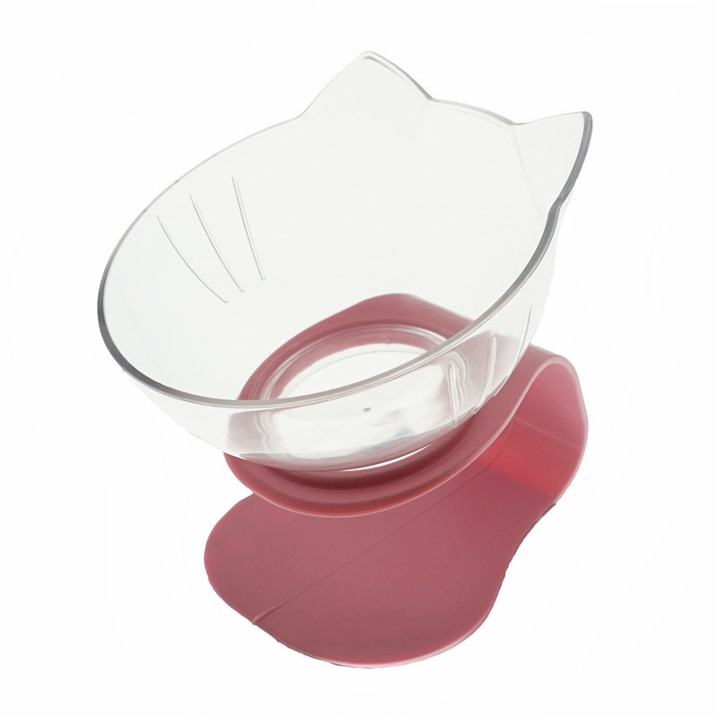 Pet Non Slip Double Bowl Raised Stand Feeding Dish