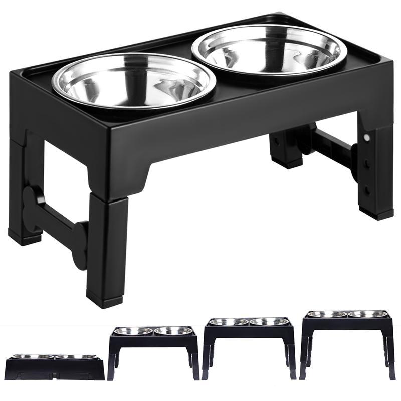 Elevated Pet Feeding Bowl Neck Protection Anti Spill Stand