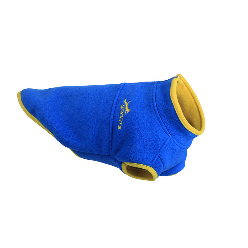 Pet Thick Polar Fleece Solid Color Warm Sweater