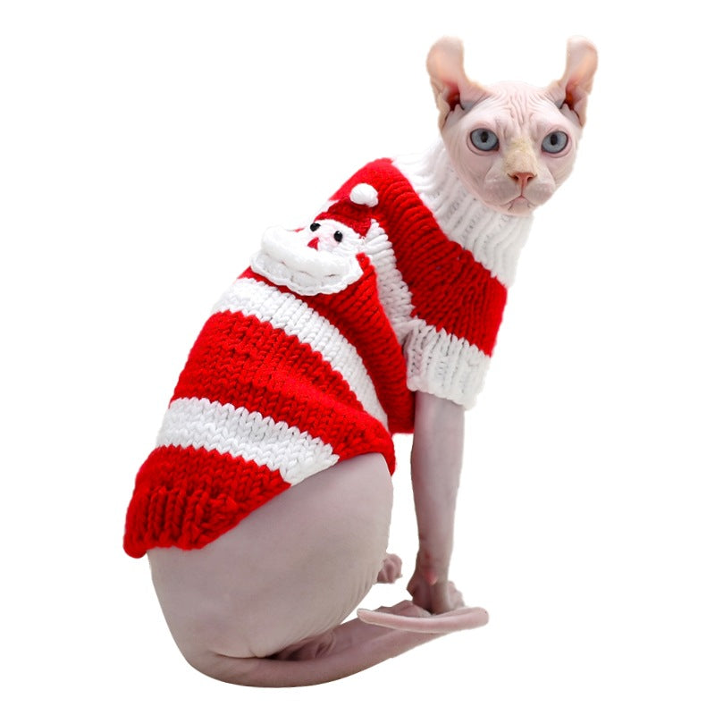Warm Sweater For Hairless Pet Apparel