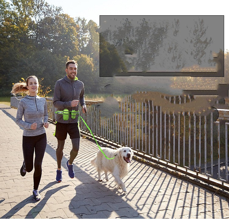 Pet Running Training Adjustable Traction Belt Bag