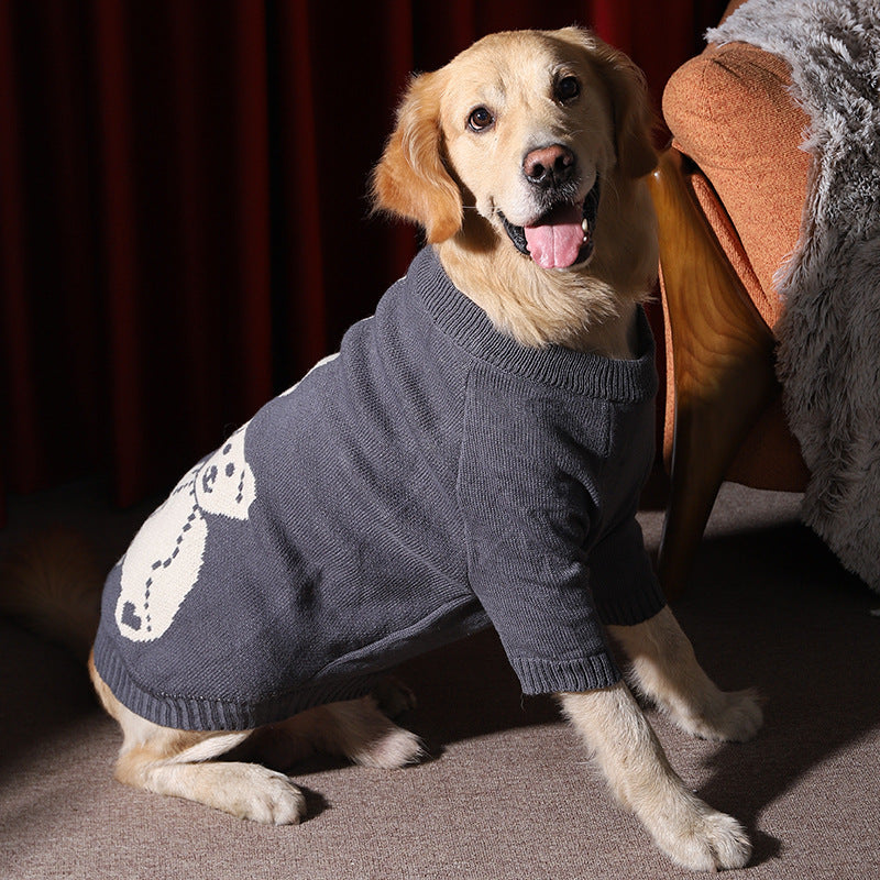 Warm Thick Winter Pet Sweater Large Breed Apparel