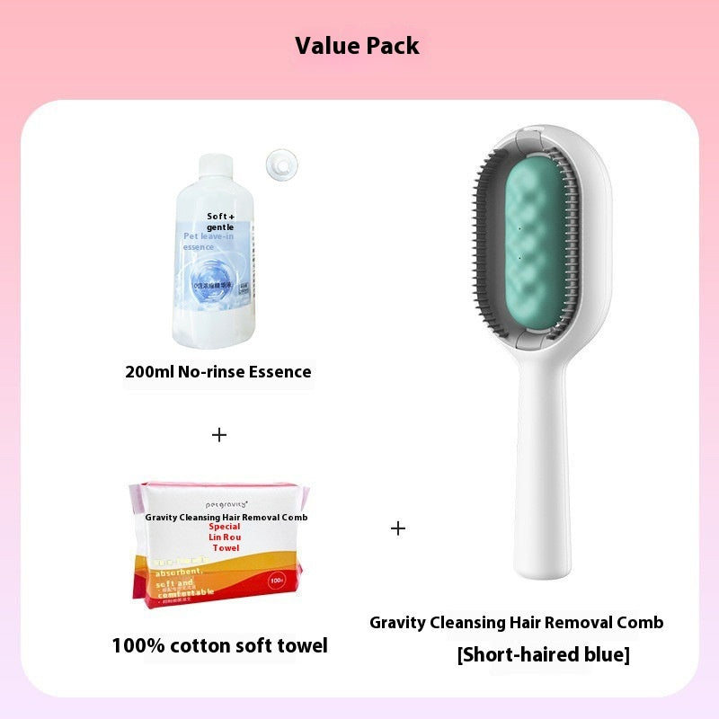 Pet Grooming Dematting Brush Hair Removal Cleaning Comb