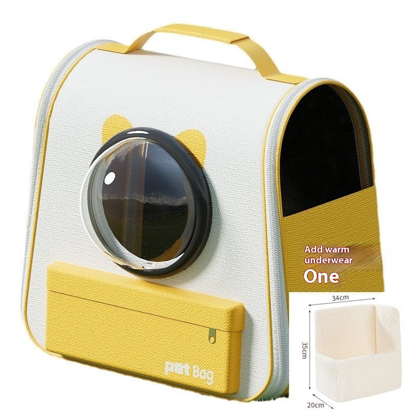 Large Capacity Portable Pet Backpack Carrier Bag