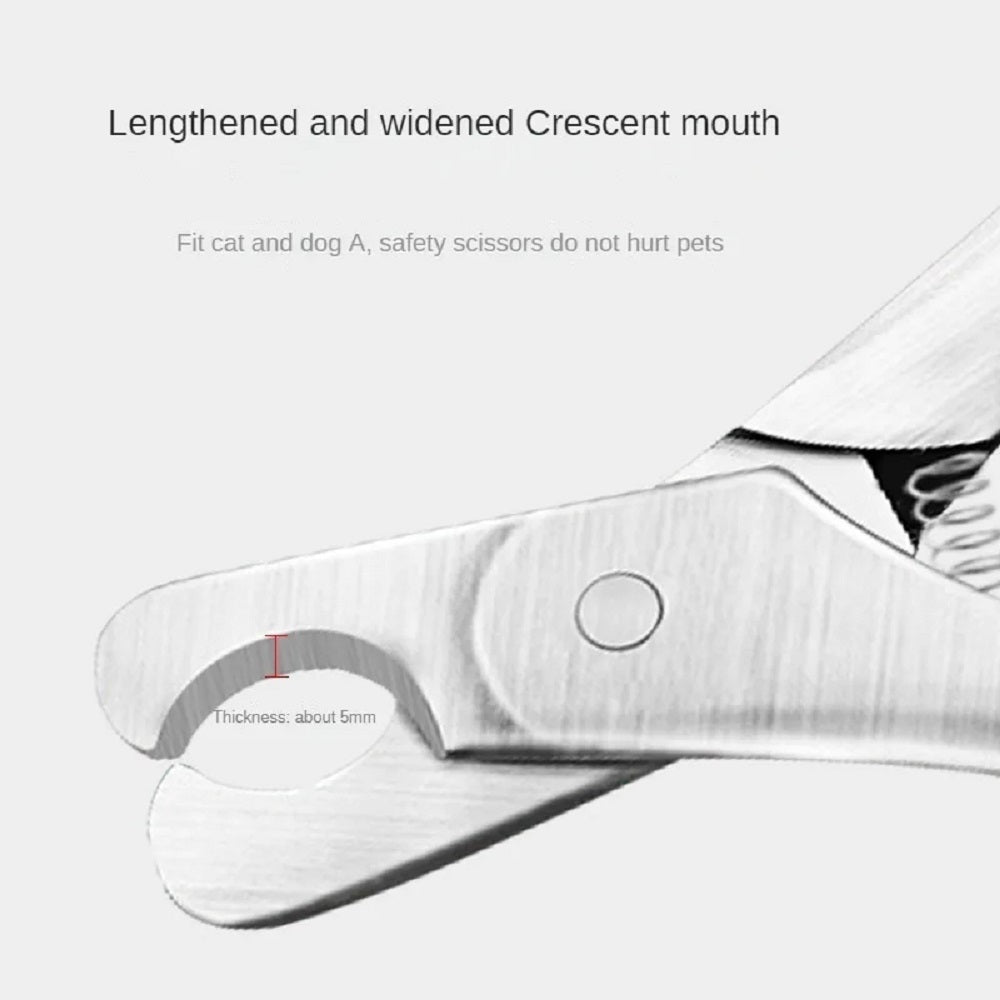 Professional Pet Nail Clipper Safety Grooming Stainless Steel Tool