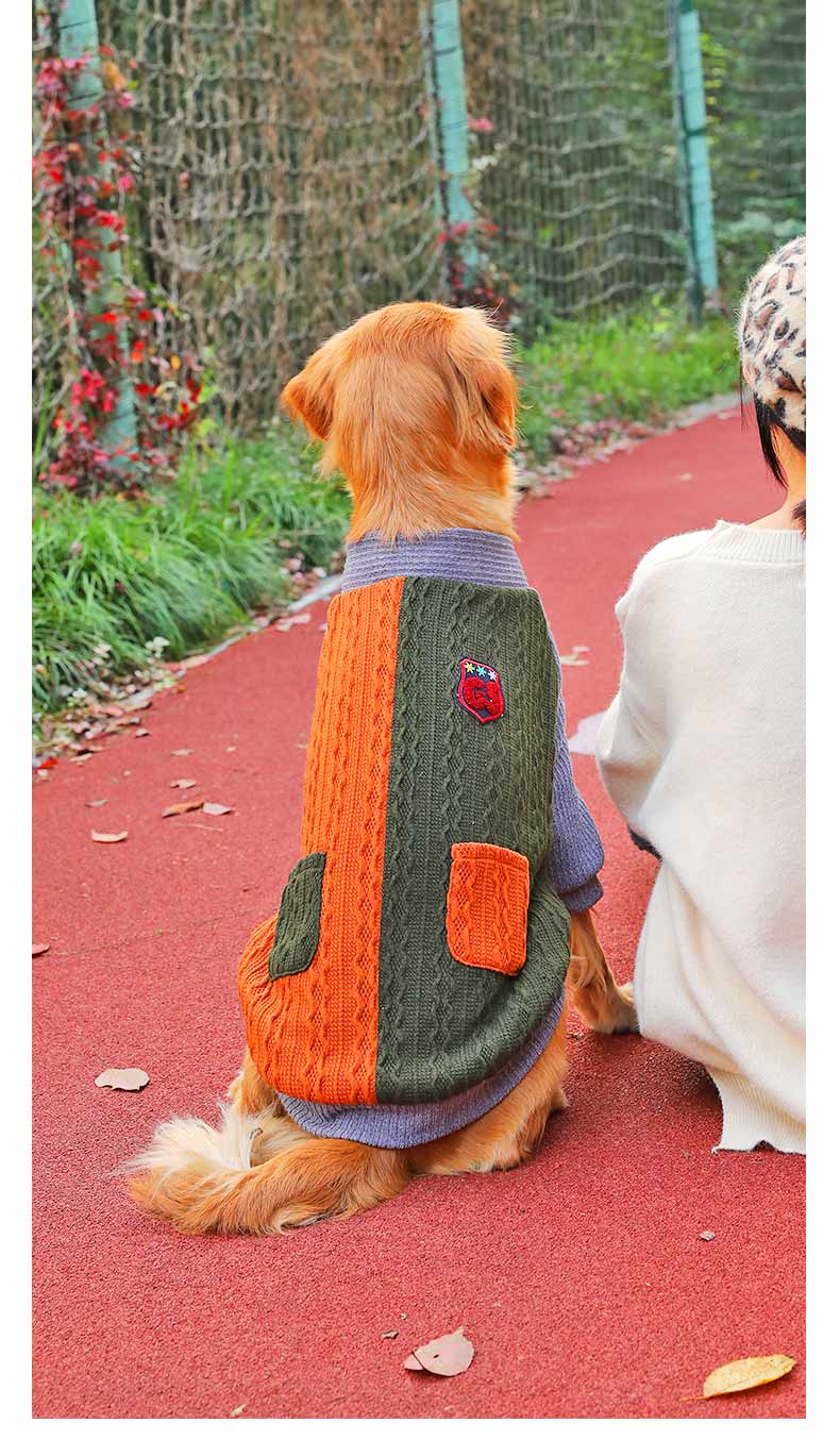Thick Winter Pet Sweater For Large Breed Apparel