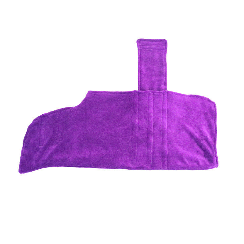 Microfiber Waist Wrap Pet Bath Drying Towel Apparel