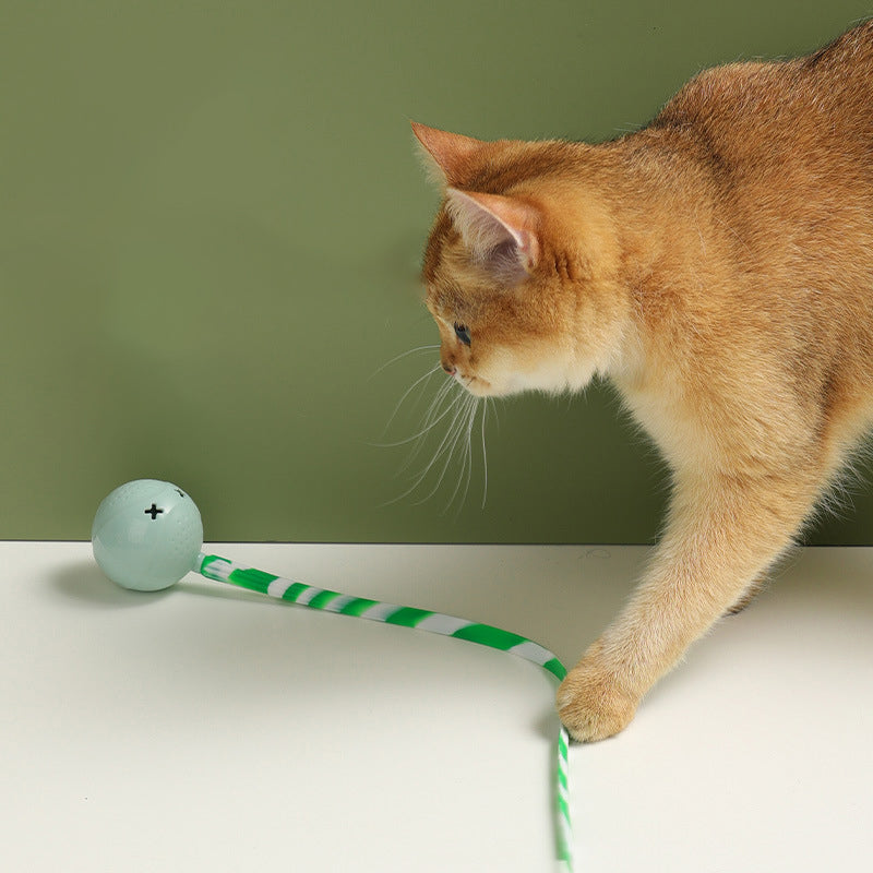 Pet Interactive Electric Motion-Activated Sensor Toy Ball