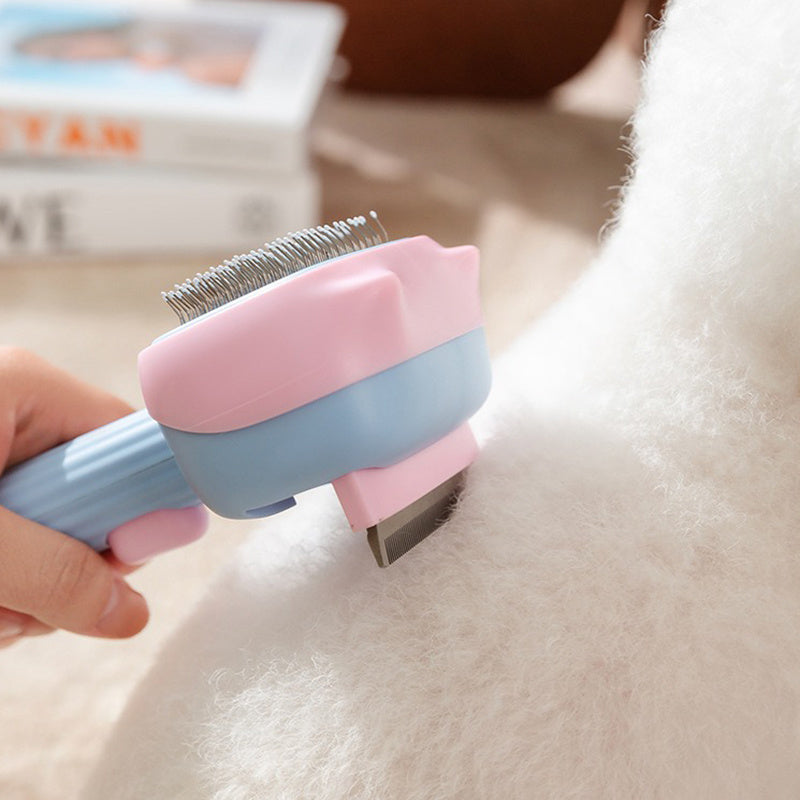 Pet Deshedding Grooming Brush Hair Removal Tool