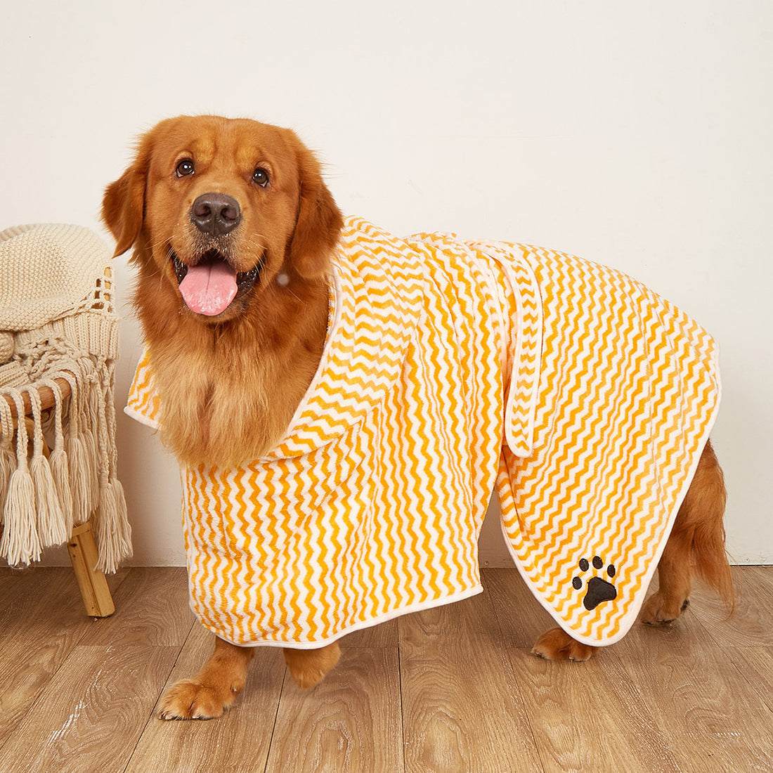 Pet Microfiber Bathrobe Towel Quick Drying Wrap