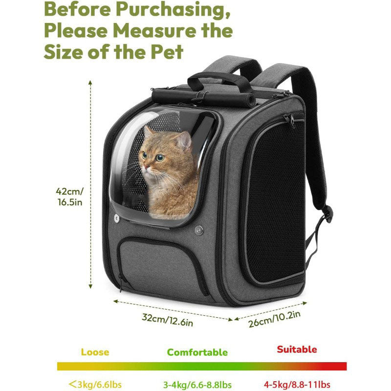 Portable Aviation Style Pet Fashion Backpack Carrier