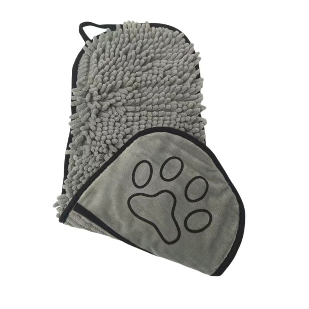 Quick Drying Pet Bath Towel Absorbent Grooming Cloth