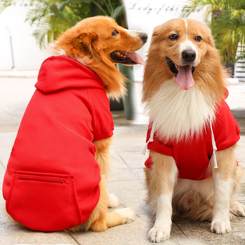 Zipper Pocket Fashion Pet Sweater Apparel