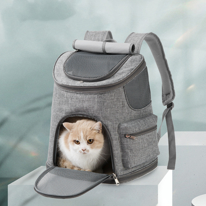 Pet Oxford Cloth Outdoor Portable Shoulder Backpack Carrier