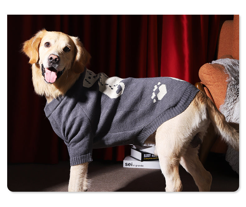 Warm Thick Winter Pet Sweater Large Breed Apparel