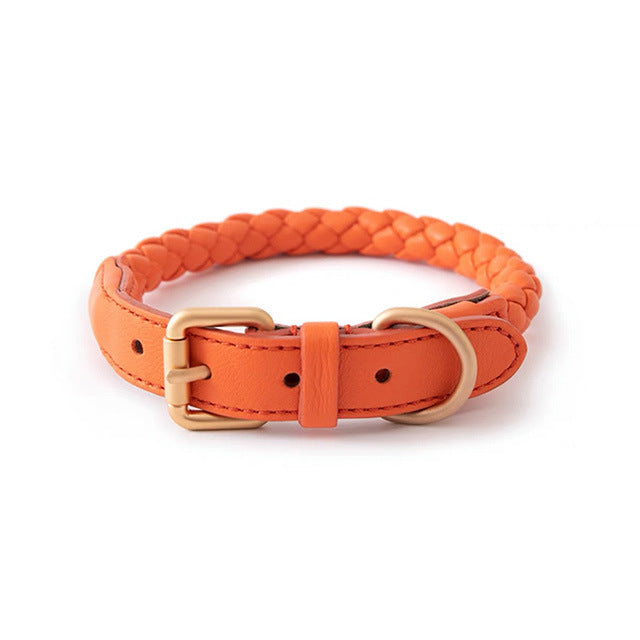 High End Sturdy Pet Collar Durable Luxury Leather