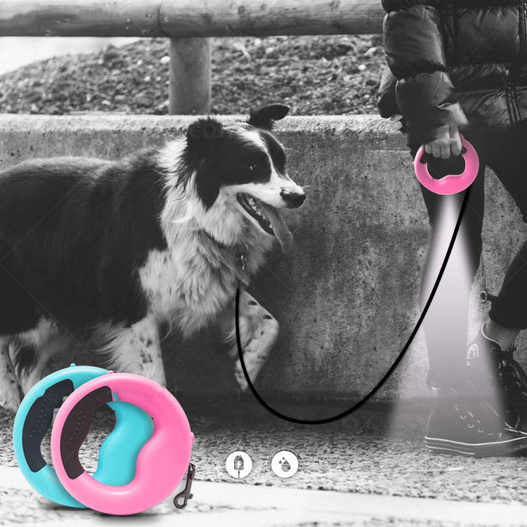 Pet LED Automatic Retractable Telescopic Traction Leash