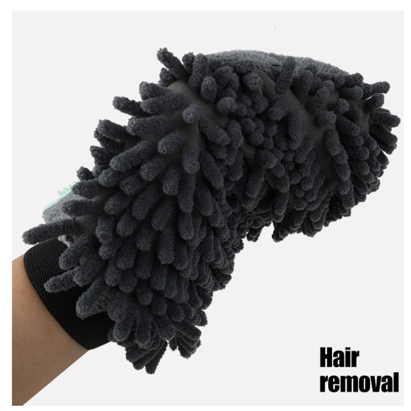 2 In 1 Pet Grooming Bath Glove Cleaning Massage Tool