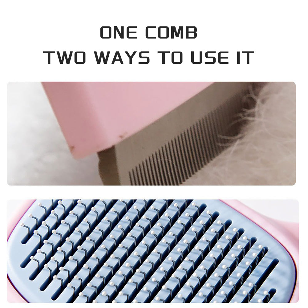 Pet Deshedding Grooming Brush Hair Removal Tool