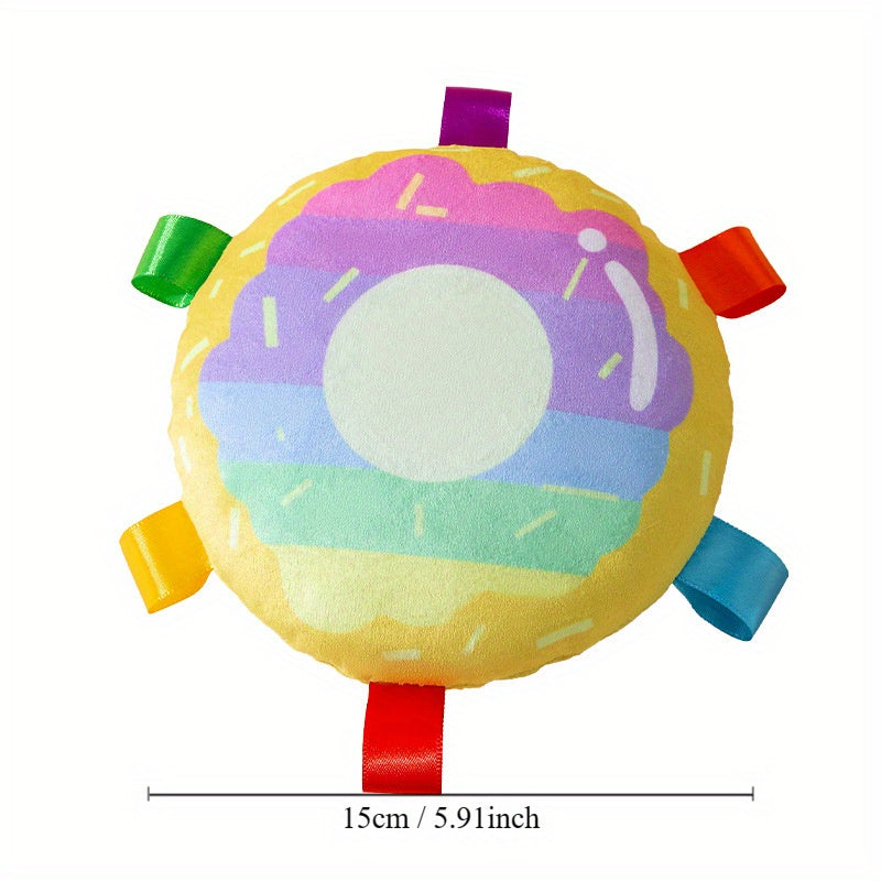 Pet Cartoon Plush Bite Resistant Flying Disc Training Toy